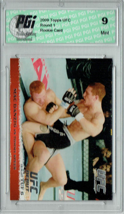 PGI 9 Mac Danzig - Tommy Speer 2009 Topps UFC #75 Round 1 Rookie Card