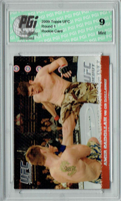 PGI 9 Amir Sadollah CB Dollaway 2009 Topps UFC #87 Round 1 Rookie Card