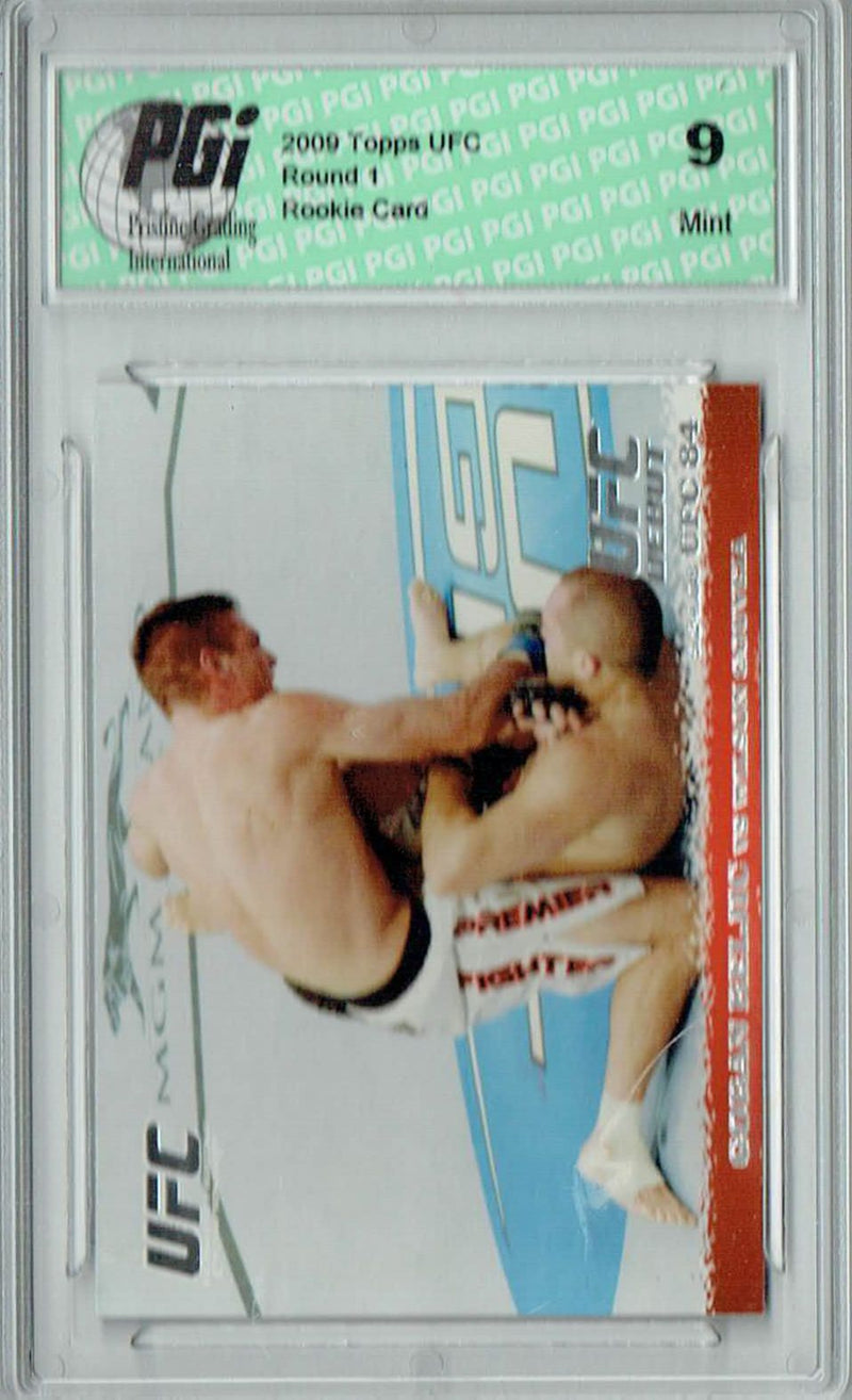 PGI 9 Goran Reljic & Wilson Gouveia 2009 Topps UFC #83 Round 1 Rookie Card