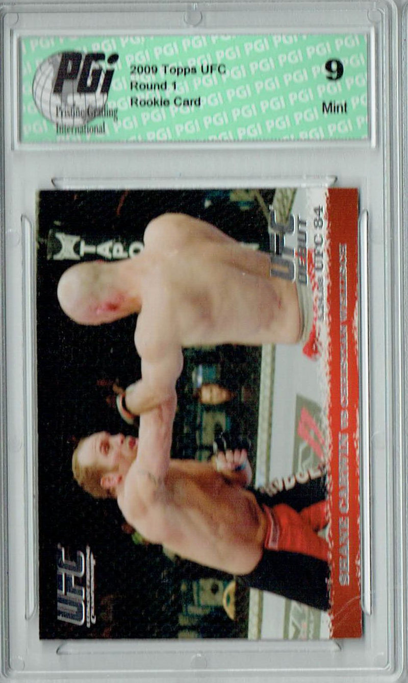 PGI 9 Shane Carwin & Christian Wellisch 2009 Topps UFC #84 Round 1 Rookie Card