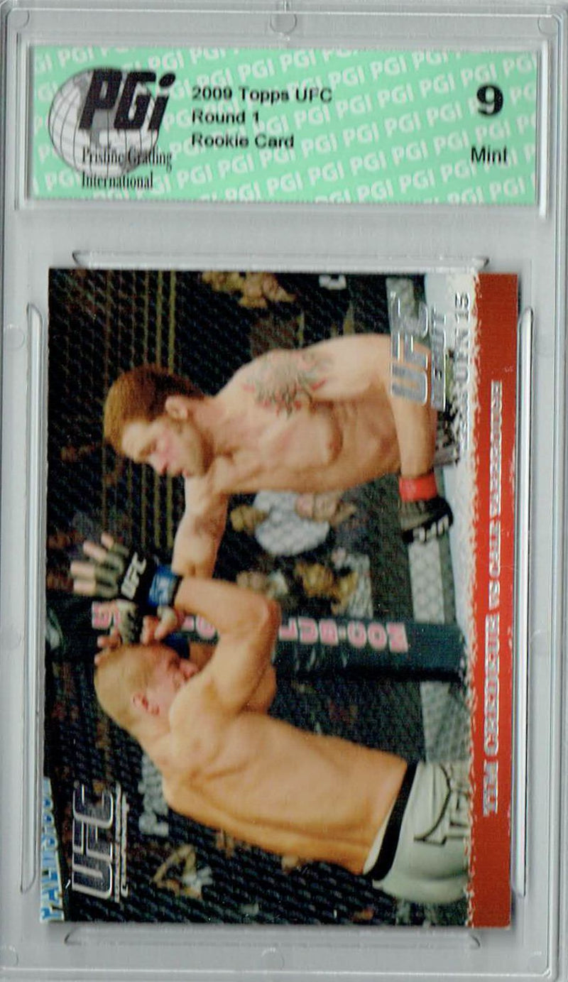 PGI 9 Tim Credeur & Cale Yarbrough 2009 Topps UFC #89 Round 1 Rookie Card