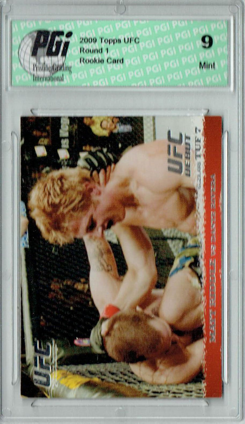 PGI 9 Matt Riddle - Dante Rivera 2009 Topps UFC #85 Round 1 Rookie Card