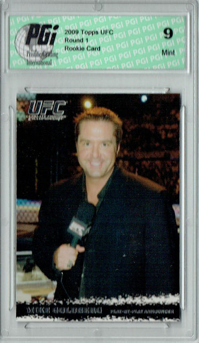 PGI 9 Mike Goldberg 2009 Topps UFC #95 Round 1 Rookie Card