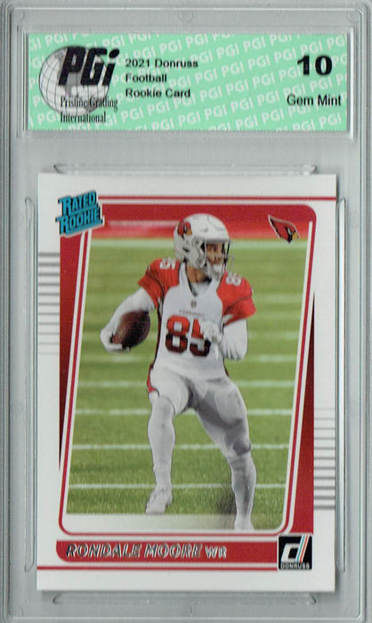 Rondale Moore 2021 Donruss Football #270 Gem Mint Rookie Card PGI 10