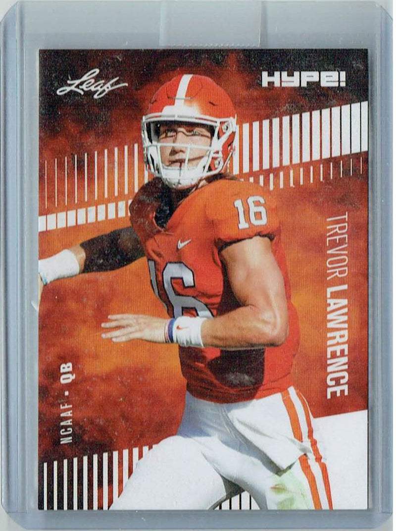 Trevor Lawrence 2021 Leaf HYPE Rookie Card #49 Only 5000 Made!