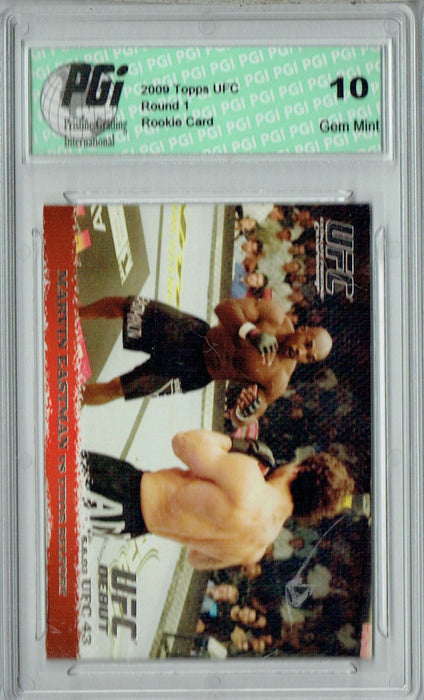 Marvin Eastman/Vitor Belfort 2009 Topps UFC #15 Silver 1/288 Rookie Card PGI 10