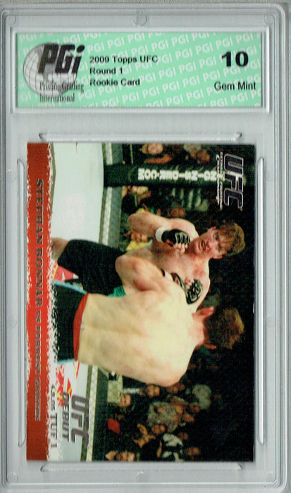 Stephan Bonnar/Forrest Griffin 2009 Topps UFC #25 Silvr 1/288 Rookie Card PGI 10