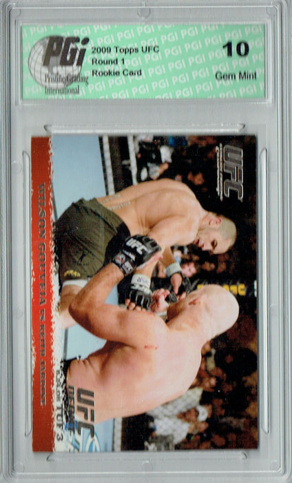 Wilson Gouveia/Keith Jardine 2009 Topps UFC #45 Silver 1/288 Rookie Card PGI 10