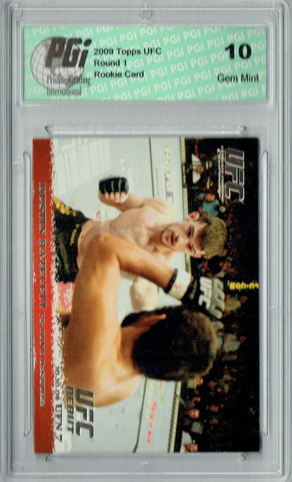 Dustin Hazelett/Tony DeSouza 2009 Topps UFC #55 Silver 1/288 Rookie Card PGI 10