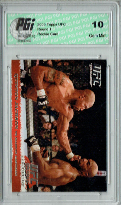 Quinton Jackson/Marvin Eastman 2009 Topps UFC #58 Silvr 1/288 Rookie Card PGI 10