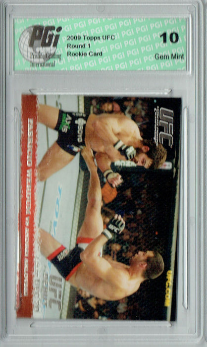 Fabricio Werdum/Andrei Arlovski 2009 Topps UFC #63 1/288 Rookie Card PGI 10