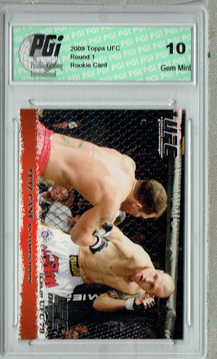 Luiz Cane - James Irvin 2009 Topps UFC #78 Silver 1/288 Rookie Card PGI 10