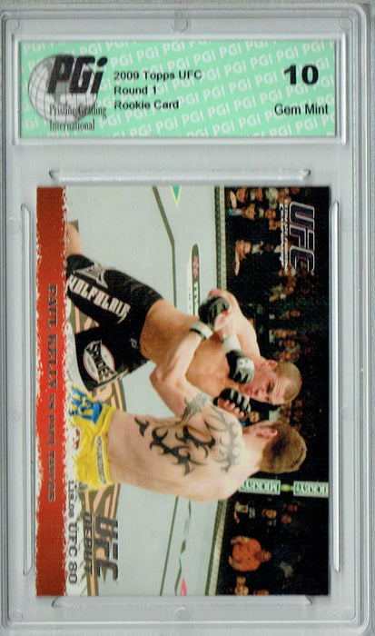 Paul Kelly - Paul Taylor 2009 Topps UFC #79 Silver 1/288 Rookie Card PGI 10