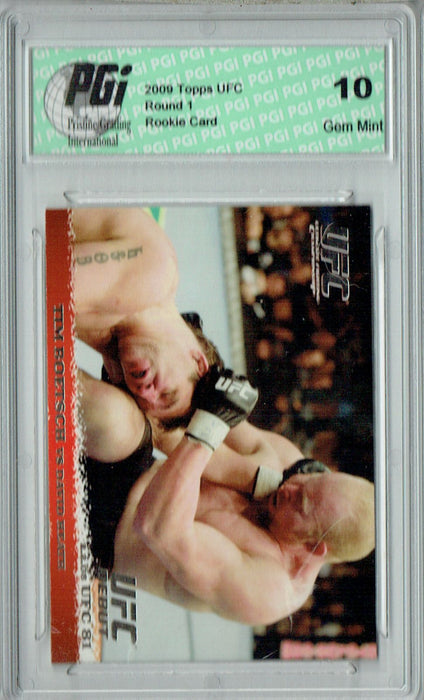 Tim Boetsch - David Heath 2009 Topps UFC #80 Silver 1/288 Rookie Card PGI 10