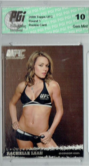 Rachelle Leah 2009 Topps UFC #96 Silver 1/288 Rookie Card PGI 10