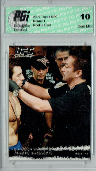 Mario Yamasaki 2009 Topps UFC #93 Silver 1/288 Rookie Card PGI 10