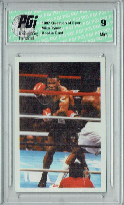 PGI 9 Mike Tyson 1987 A Question of Sport #NNO Rookie Card