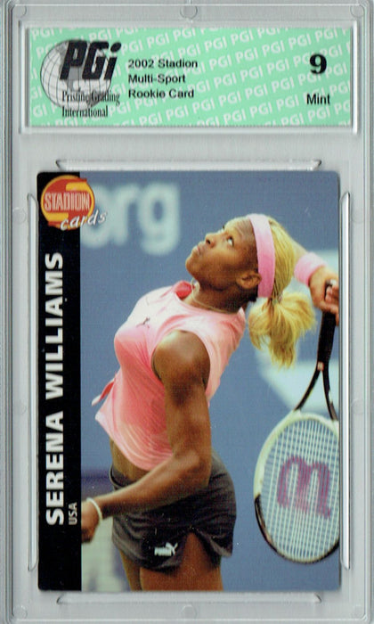 PGI 9 Serena Williams 2002 Stadion #567 Rookie Card