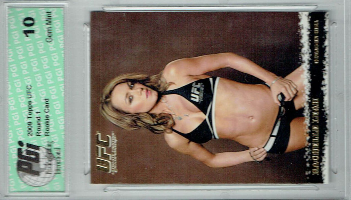 Rachelle Leah 2009 Topps UFC #96 Gold 432 Made Rookie Card PGI 10