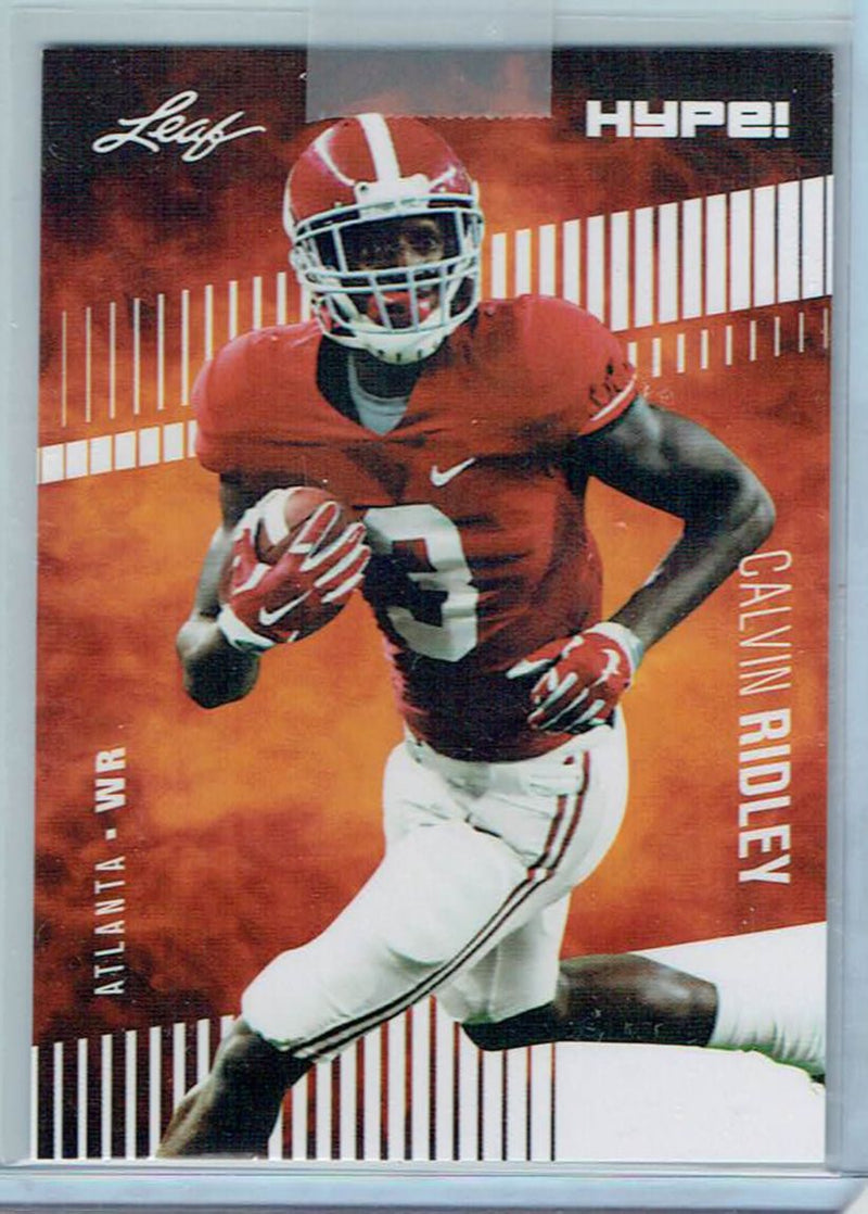 Mint Calvin Ridley 2018 Leaf HYPE #8 Only 5000 Made Rare Rookie Card