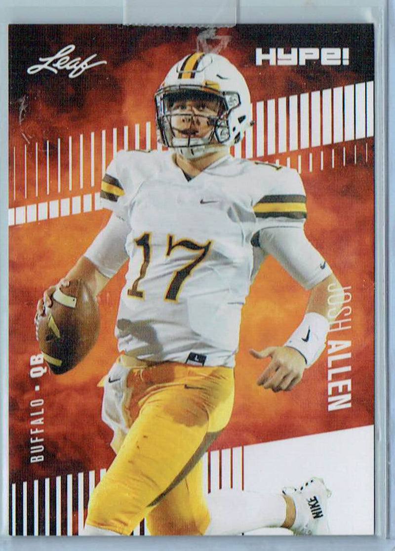 Mint Josh Allen 2018 Leaf HYPE #5 Only 5000 Made Rare Rookie Card