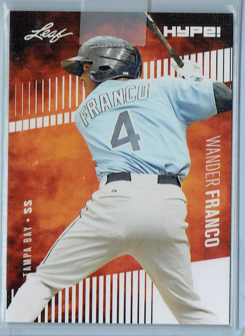 Mint Wander Franco 2018 Leaf HYPE #2A Only 5000 Made Rare Rookie Card