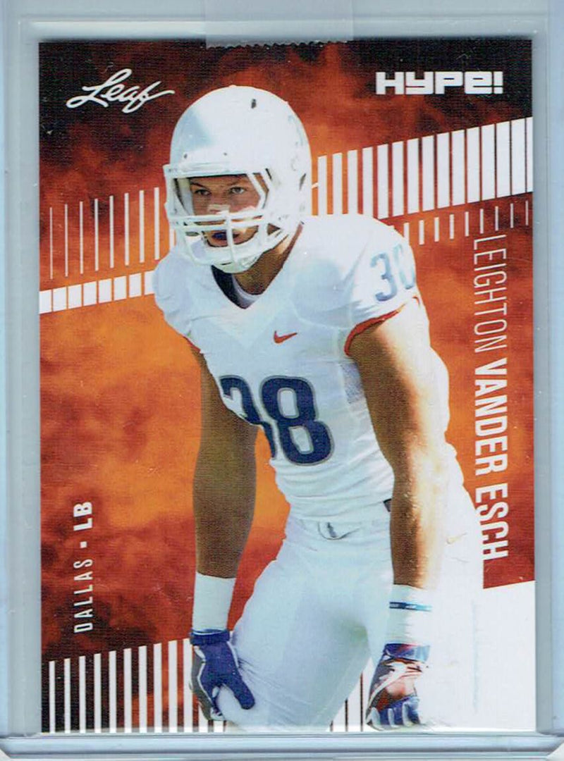 Mint Leighton Vander Esch 2018 Leaf HYPE #16 Only 5000 Made Rare Rookie Card