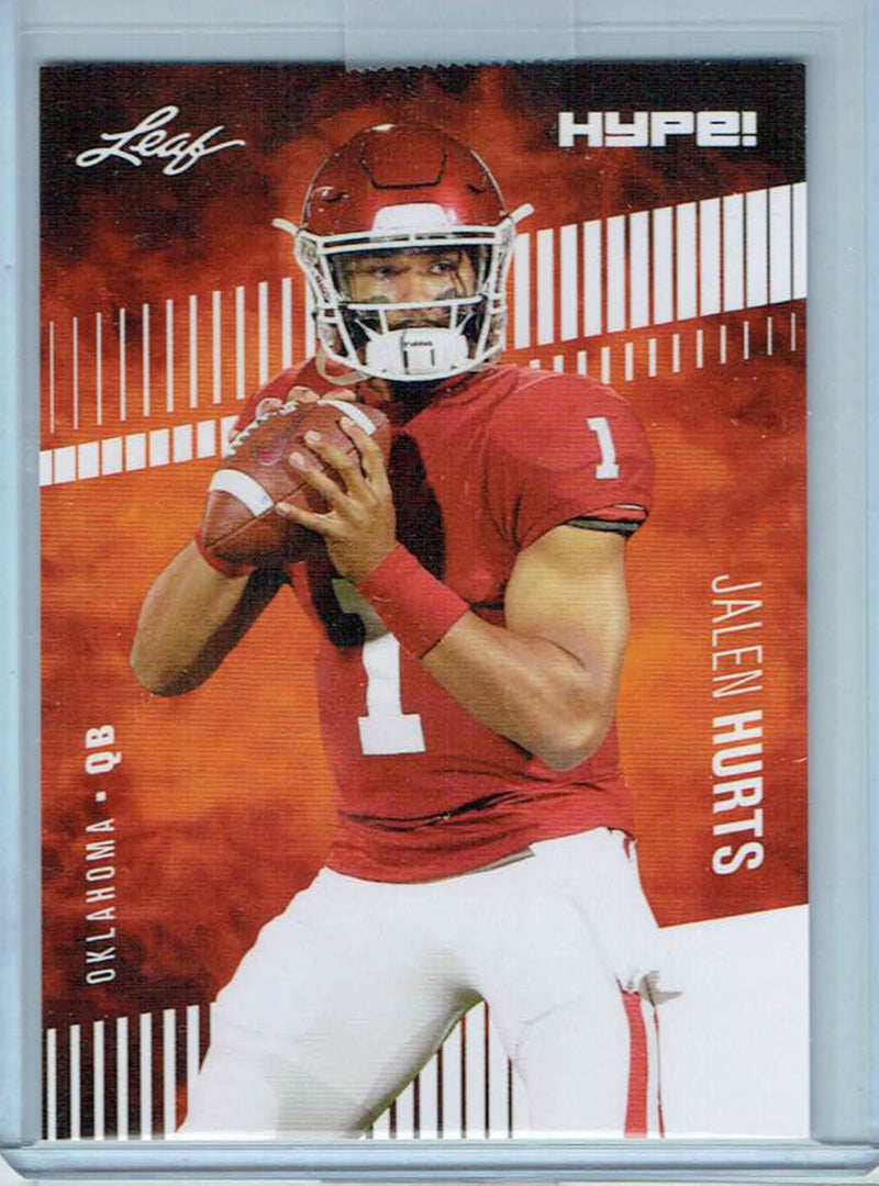 Mint Jalen Hurts 2020 Leaf HYPE #28 Only 5000 Made Rare Rookie Card