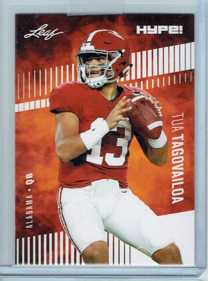 Mint Tua Tagovailoa 2020 Leaf HYPE #29 Only 5000 Made Rare Rookie Card
