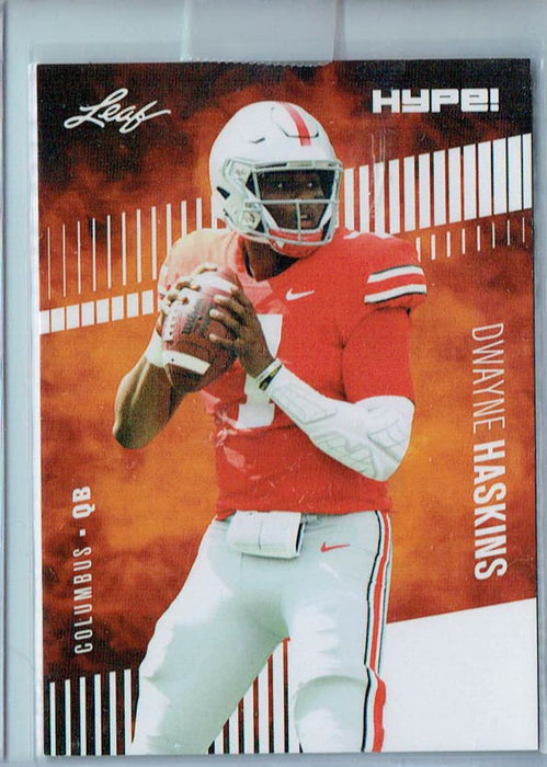 Mint Dwayne Haskins 2019 Leaf HYPE! #20 Only 5000 Made! Rare Rookie Card