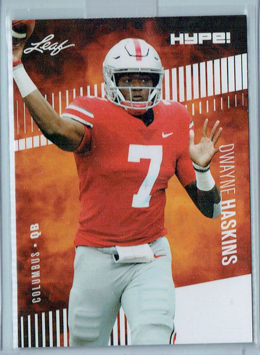 Mint Dwayne Haskins 2019 Leaf HYPE! #20a Only 5000 Made! Rare Rookie Card