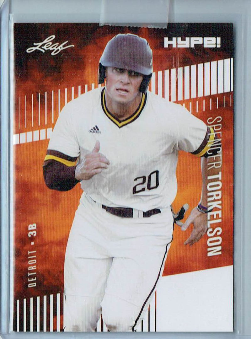 Mint Spencer Torkelson 2020 Leaf HYPE #41a Only 5000 Made Rare Rookie Card