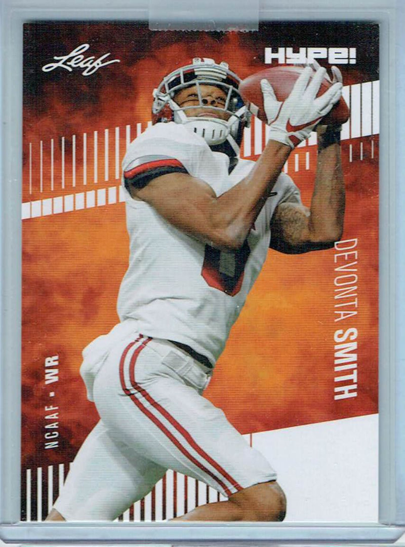 Mint Devonta Smith 2021 Leaf HYPE #63 Only 5000 Made Rare Rookie Card