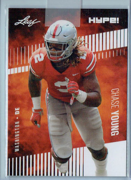 Mint Chase Young 2020 Leaf HYPE! #55 Only 5000 Made! Rare Rookie Card