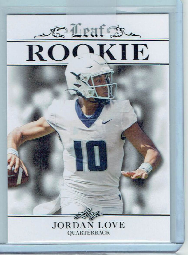 Mint Jordan Love 2020 Leaf Exclusive #3 Only 5000 Made Rare Rookie Card