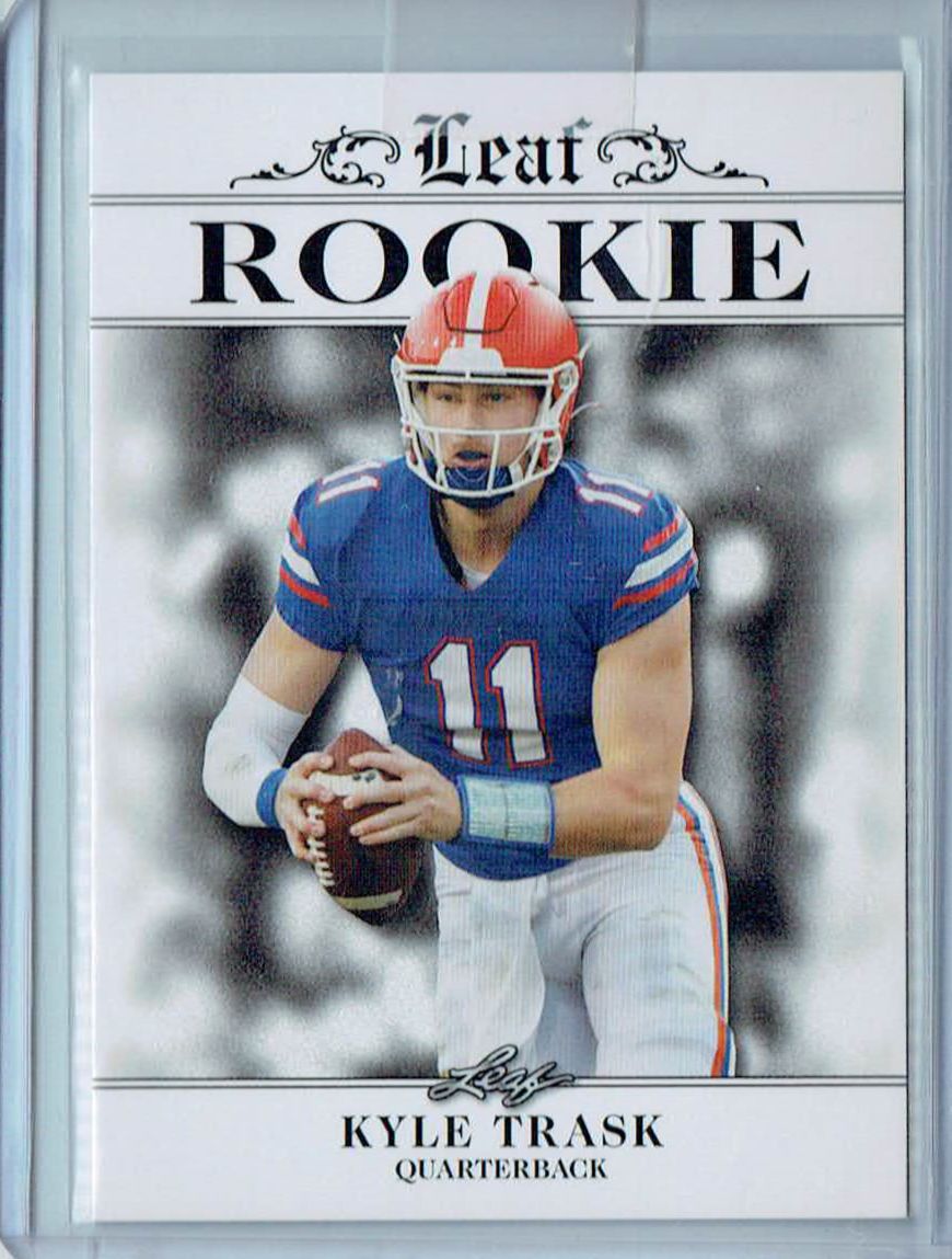 Mint Kyle Trask 2021 Leaf Exclusive #2 Only 5000 Made! Rare Rookie Car ...