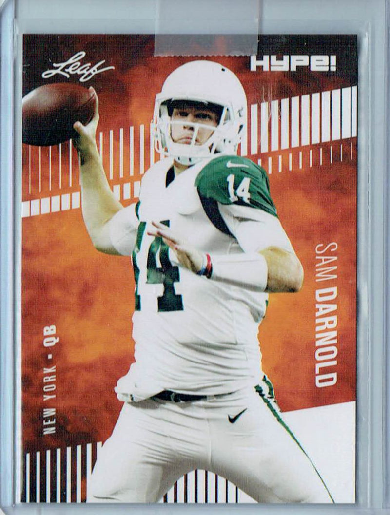 Mint Sam Darnold 2018 Leaf HYPE #4A Only 5000 Made Rare Rookie Card