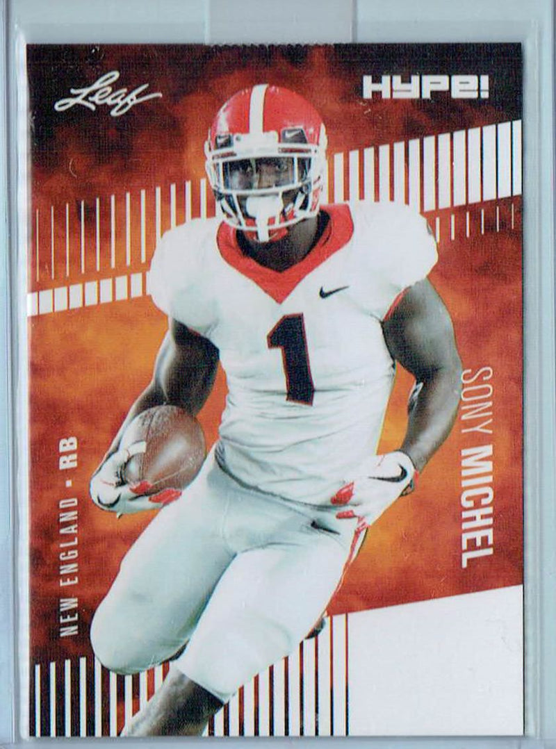 Mint Sony Michel 2018 Leaf HYPE #7a Only 5000 Made Rare Rookie Card
