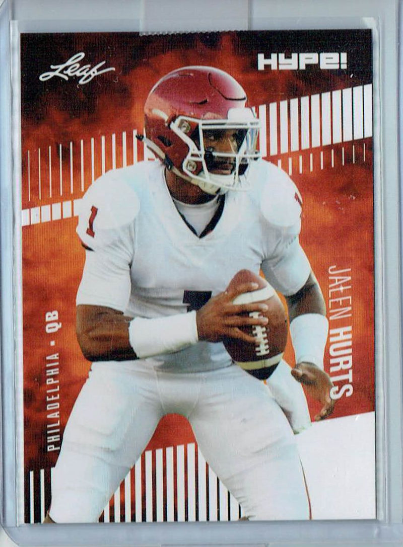 Mint Jalen Hurts 2020 Leaf HYPE #28a Only 5000 Made Rare Rookie Card