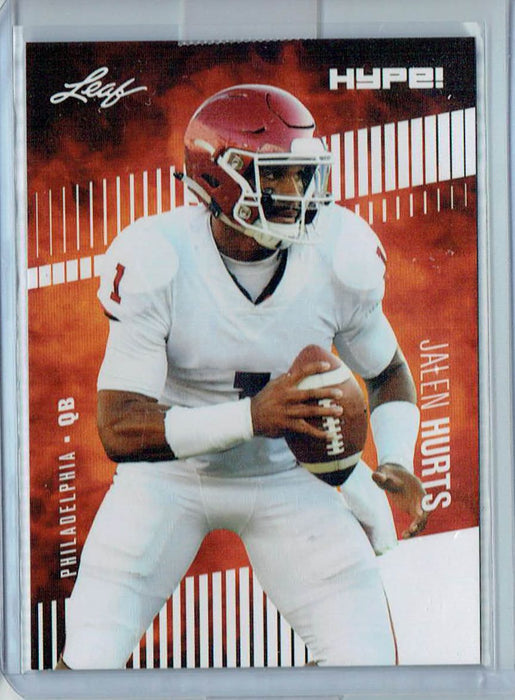 Mint Jalen Hurts 2020 Leaf HYPE! #28a Only 5000 Made! Rare Rookie Card