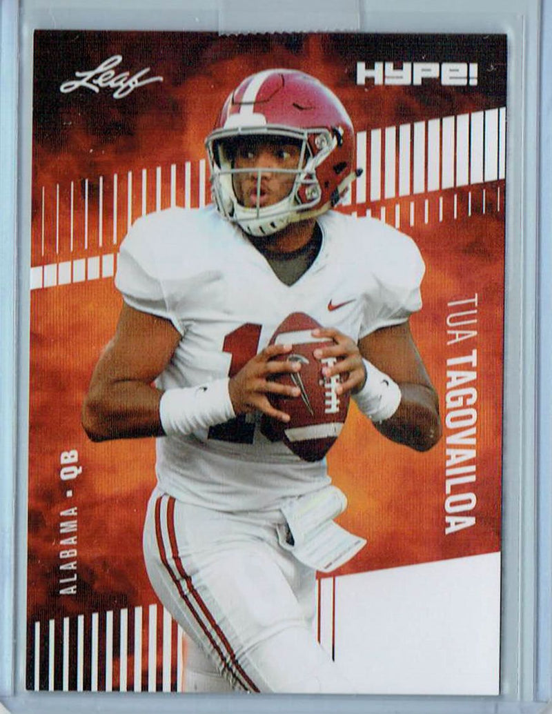 Mint Tua Tagovailoa 2020 Leaf HYPE #29a Only 5000 Made Rare Rookie Card