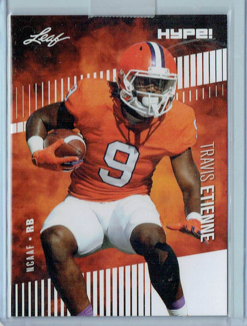 Mint Travis Etienne 2021 Leaf HYPE #53a Only 5000 Made Rare Rookie Card