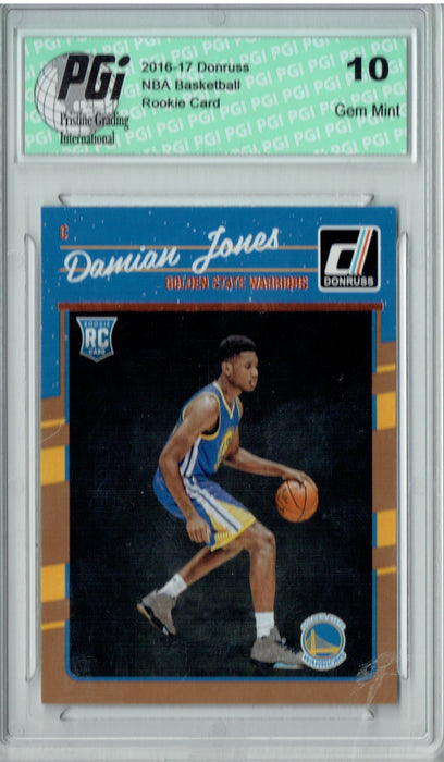 Damian Jones 2016-2017 Donruss #174 Rookie Card PGI 10