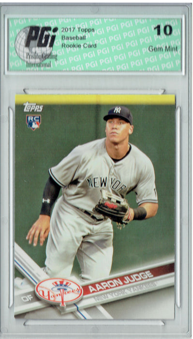 Aaron Judge 2017 Topps #NYY-16 Yankees / Gypsy Queen Rookie Cards PGI 10