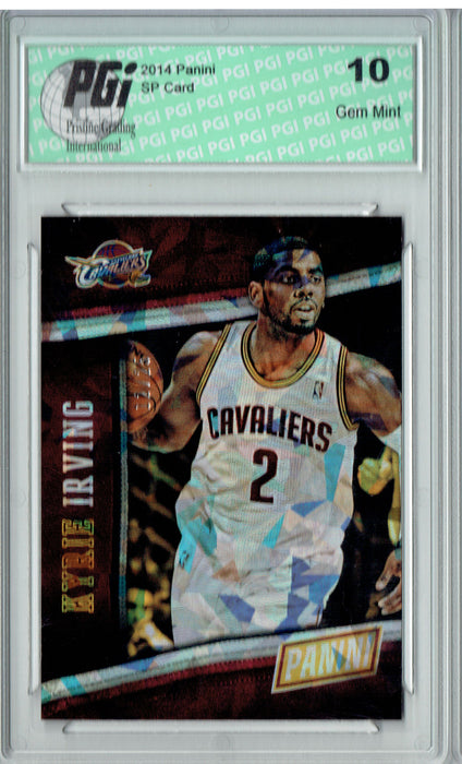 Kyrie Irving 2014 Panini Cracked Ice #18 Only 25 Made Card PGI 10