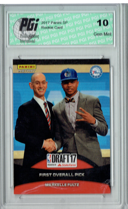 Markelle Fultz 2017 Panini Draft Day #16 Only 656 Made Rookie Card PGI 10