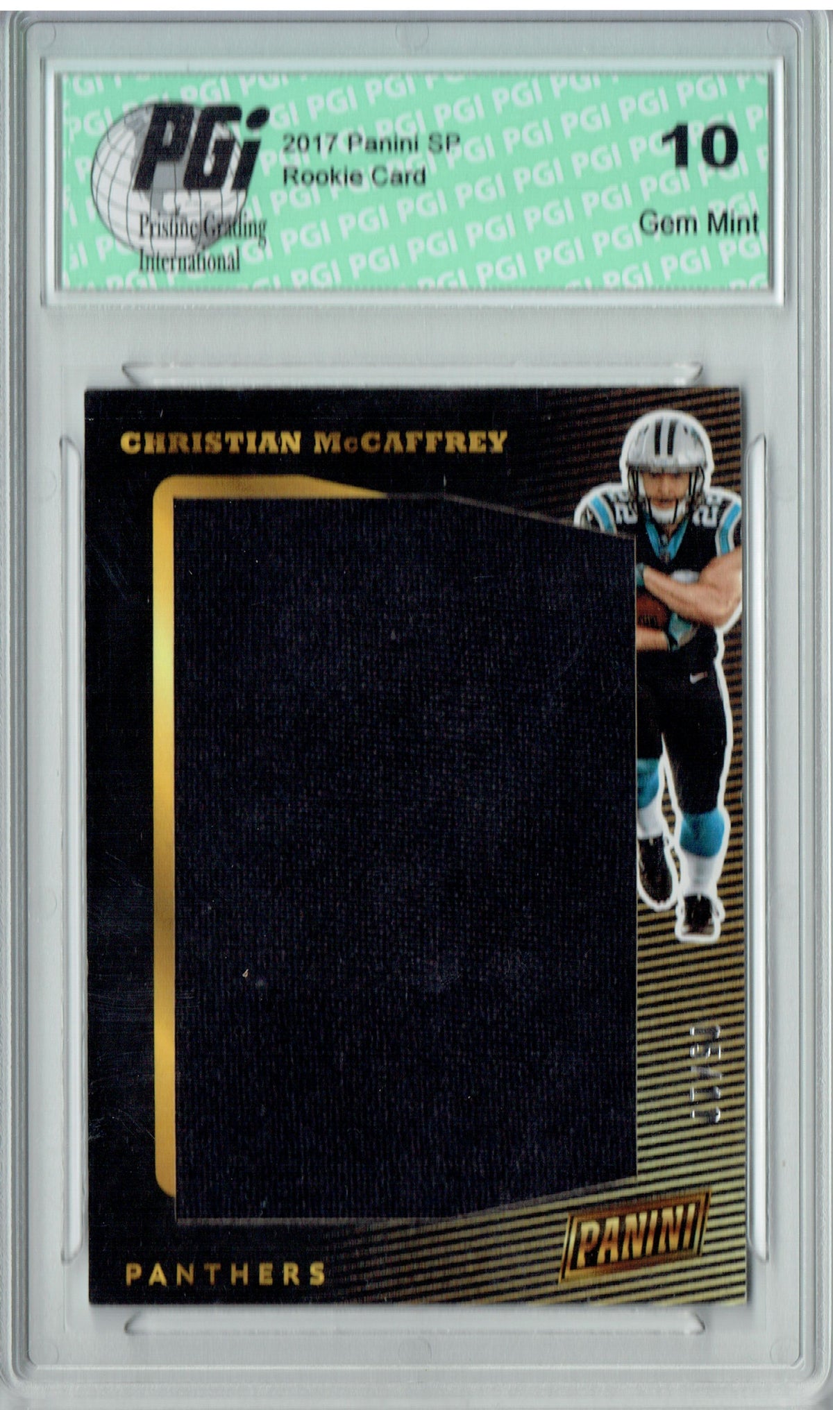 : Christian McCaffrey (Carolina Panthers) 2017 Panini