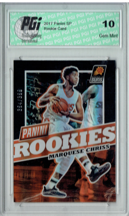 Marquese Chriss 2017 Panini SP #BK31 Only 399 Made Rookie Card PGI 10
