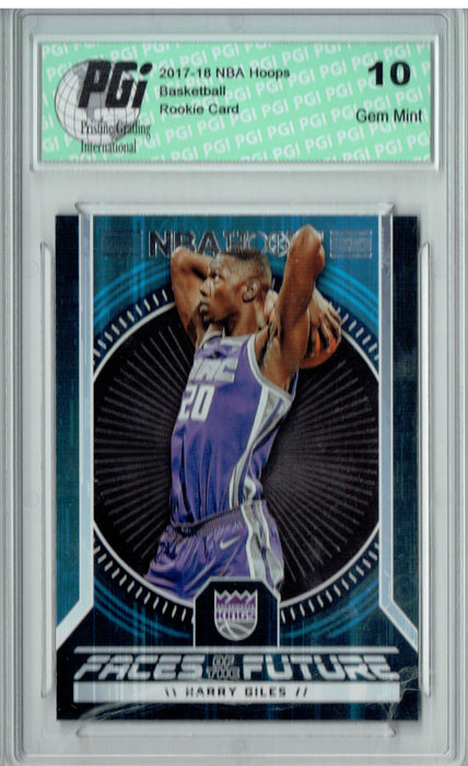 Harry Giles 2017 Hoops #20 Faces of the Future SSP Rookie Card PGI 10