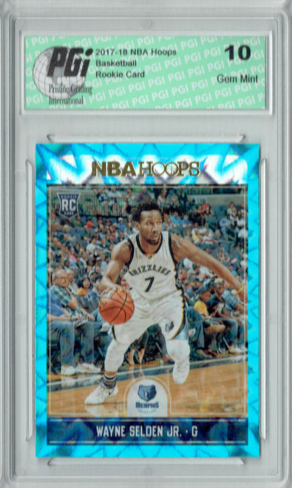 Wayne Selden Jr. 2017 Hoops #56 Teal Explosion Rookie Card PGI 10